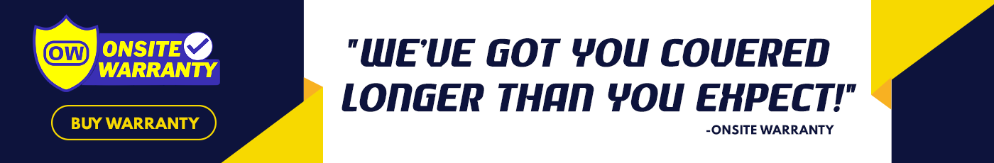 onsite warranty banner